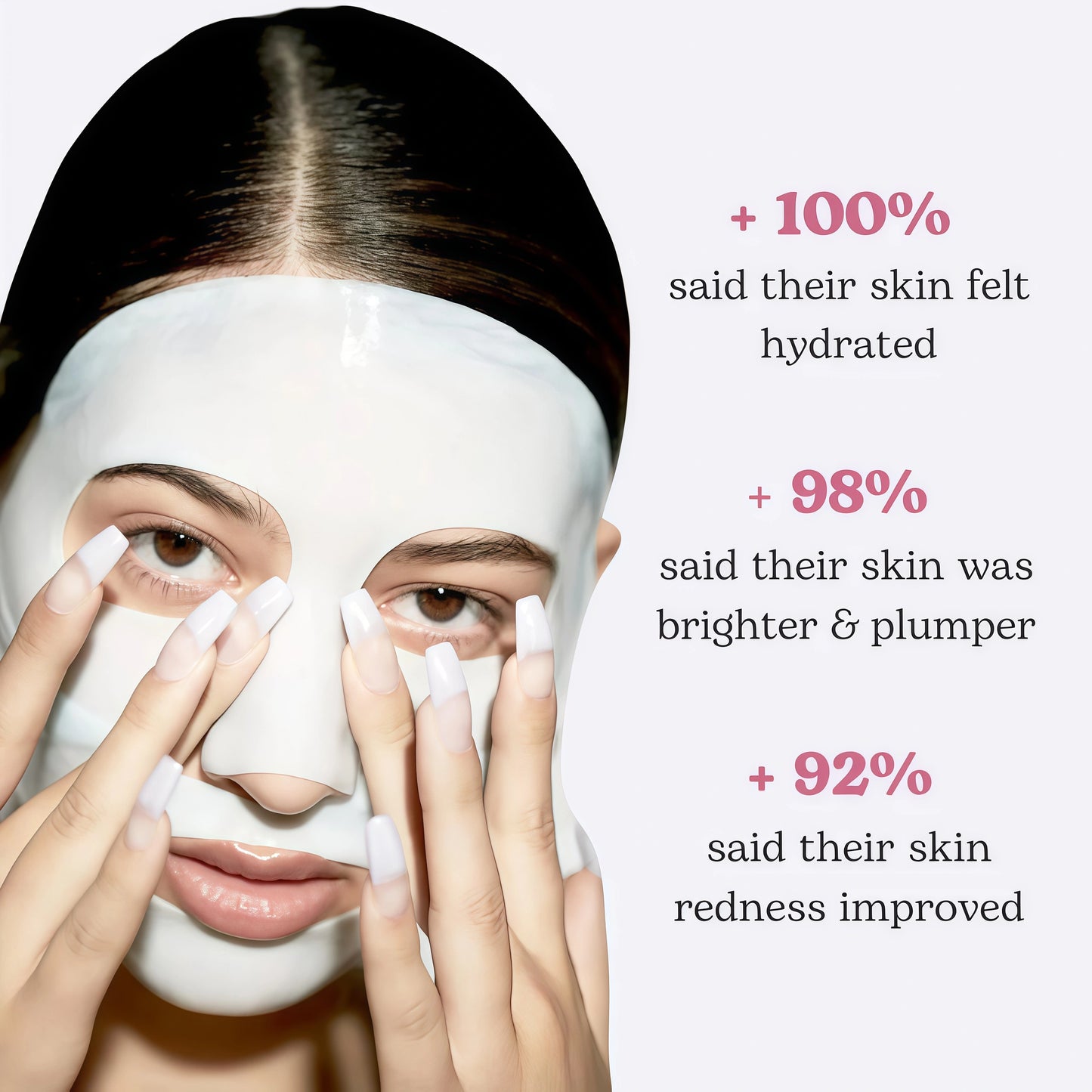 Quasi Bio-Collagen Face Mask Overnight – Hydrating Korean Sheet Mask – Niacinamide & Low Molecular Collagen – Firming & Smoothing Skincare for All Skin Types – 4 Masks
